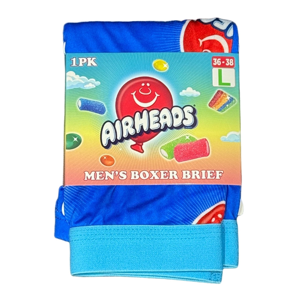 Mens Airheads Candy Licensed Boxer Briefs - Size Large - NWT